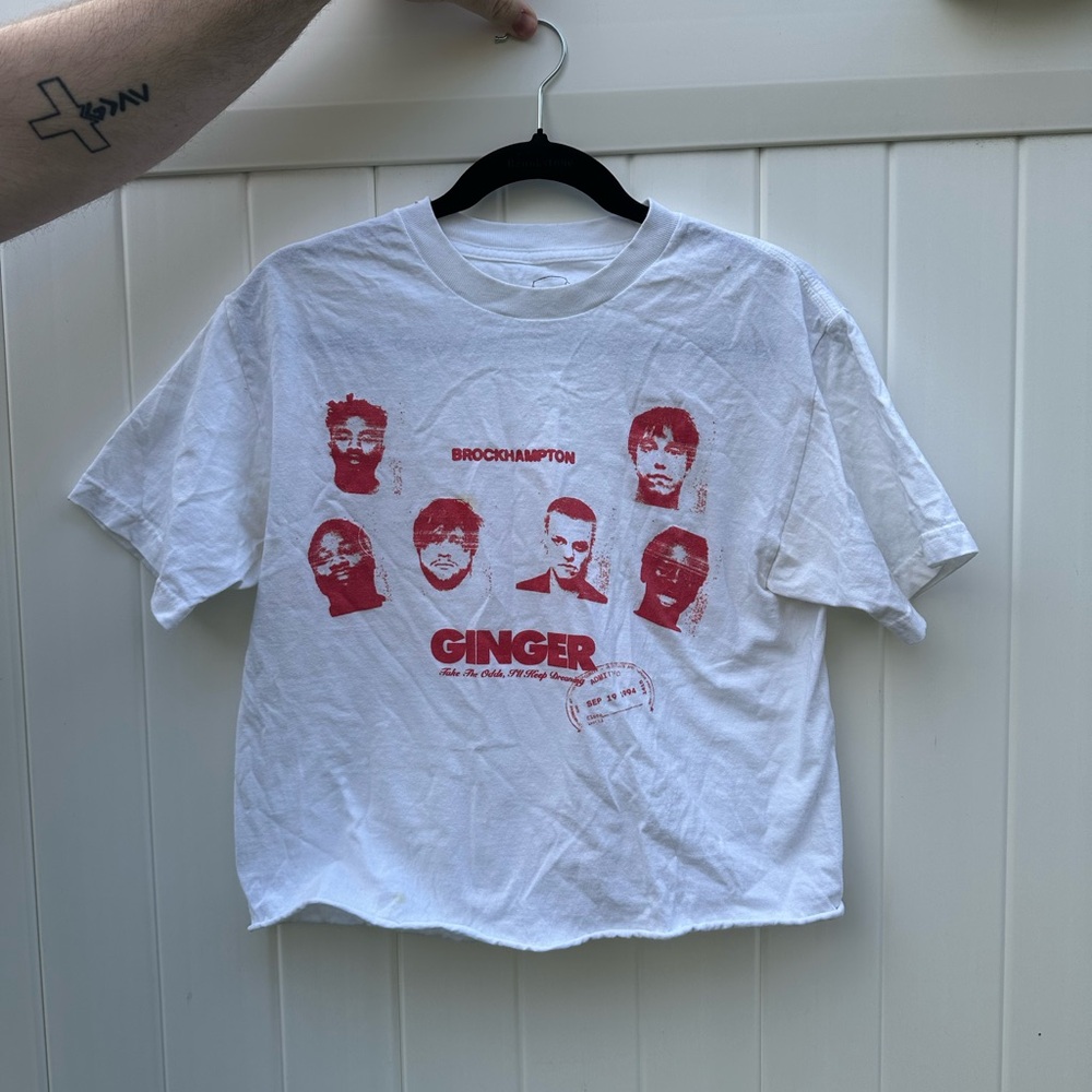 BROCKHAMPTON's Ginger Album Graphic Tee (cropped)